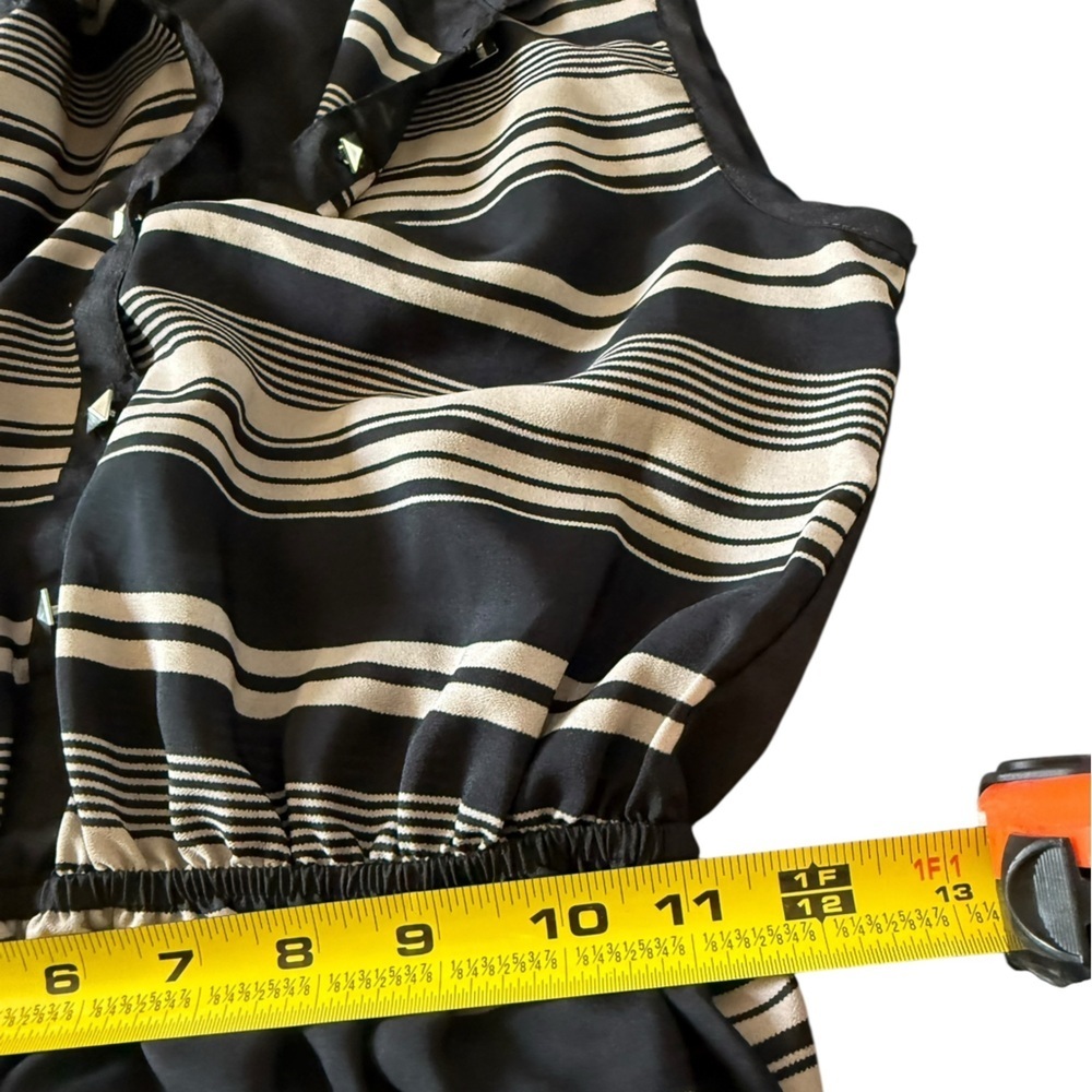 Striped Sleeveless Mini Dress - Size M - Picture 4 of 6